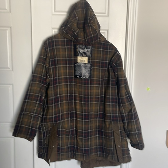 Barbour Classic Durham Waxed Jacket Size 46 Pre-Owned - Picture 9 of 16